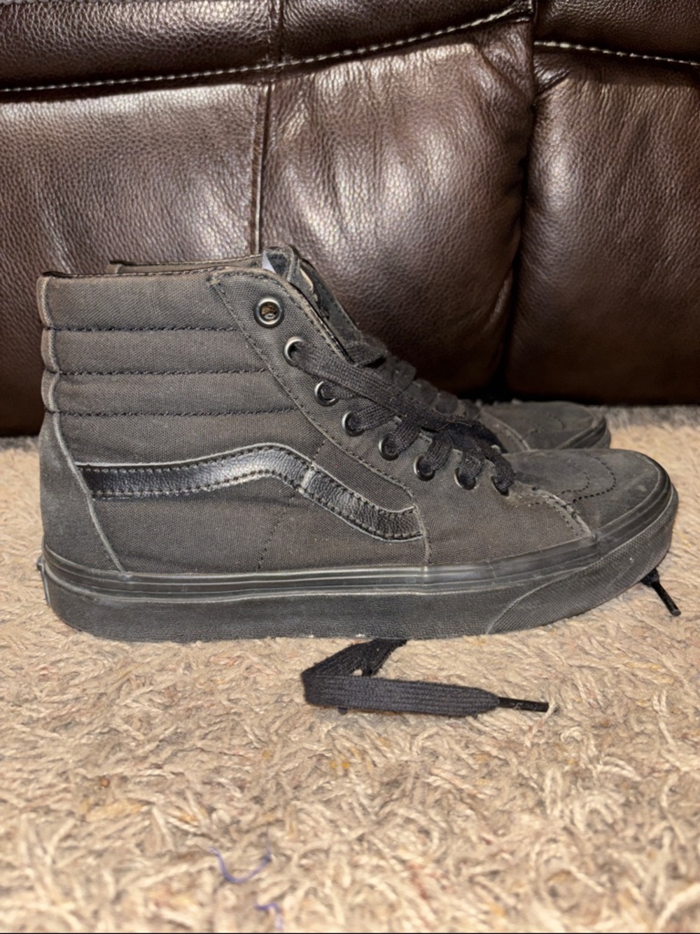 VANS sk8 hi skate sneakers black